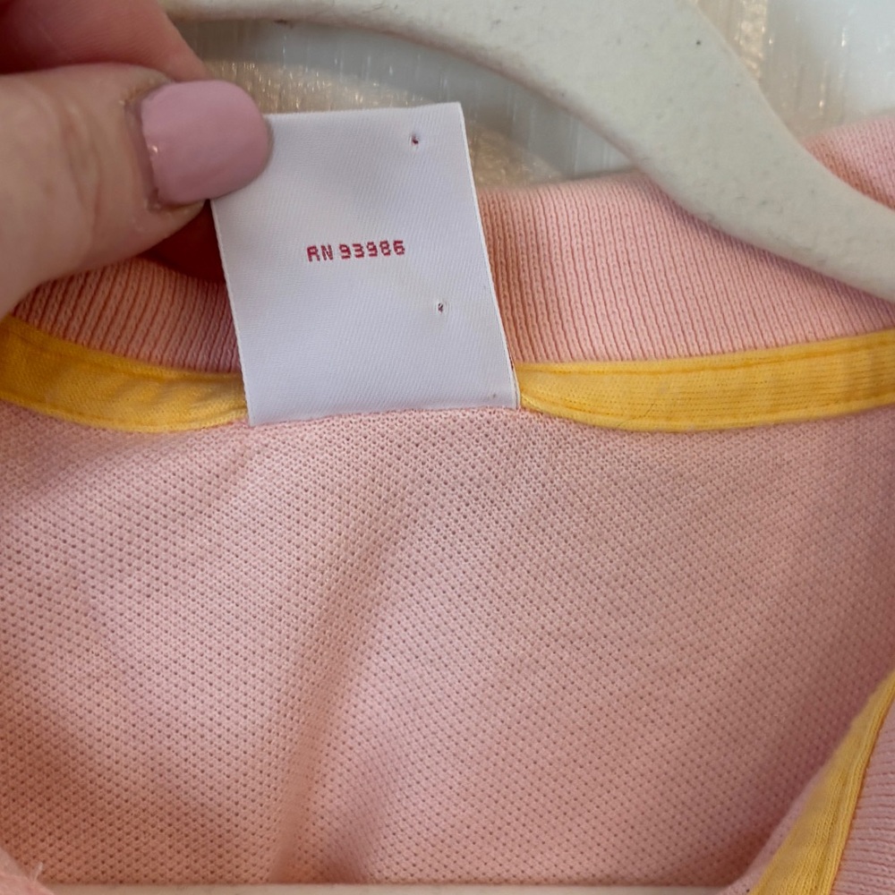 Brooks Brothers Pink Polo 100% Cotton Knit Shirt Women’s Large Classic - Picture 6 of 6
